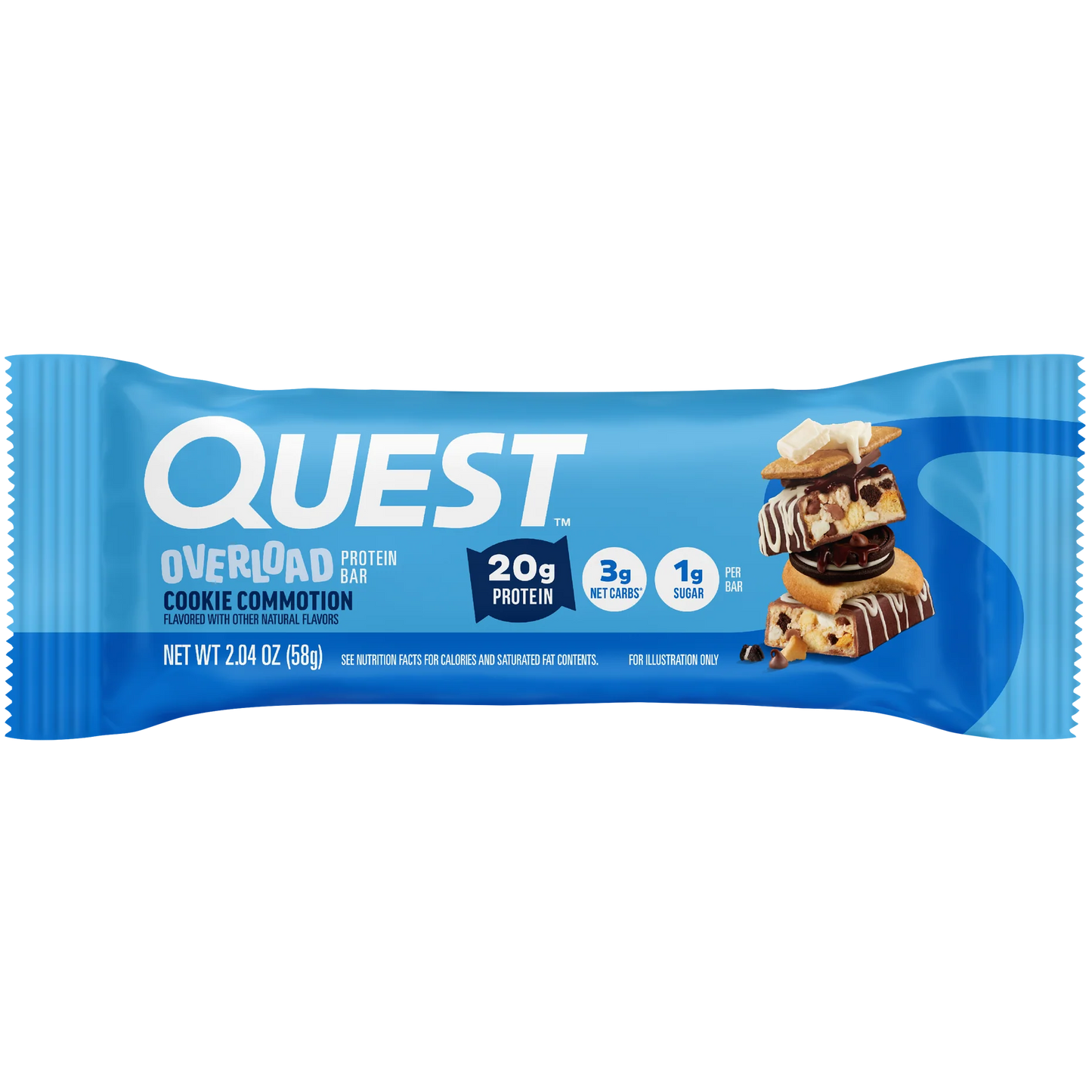 Quest - Overload Barre de protéine 60g