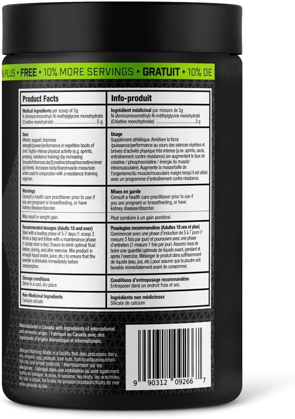 Bull Nutrition - Créatine 440g