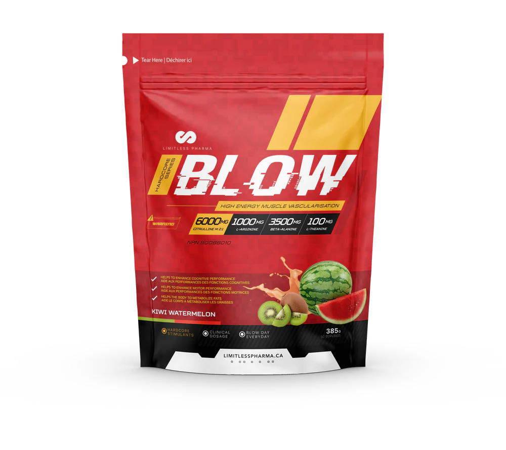 Limitless Pharma - Blow Pre-Workout - 385g - 9 saveurs