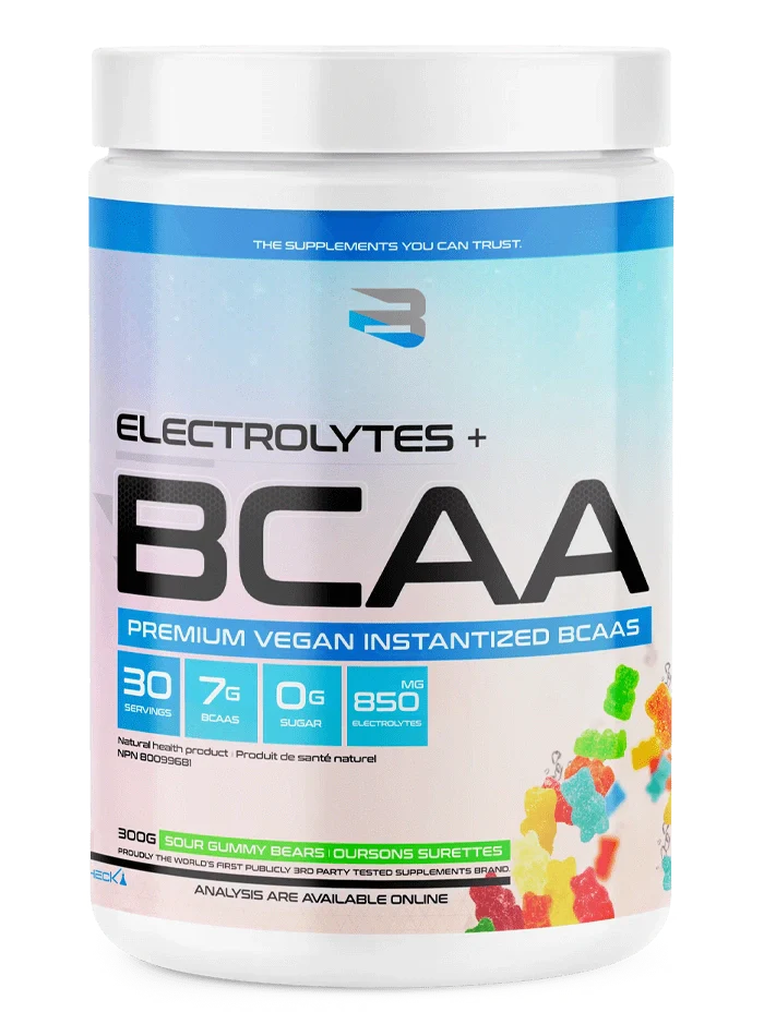 Believe - Électrolyte + BCAA - 30 portions - 5 saveurs