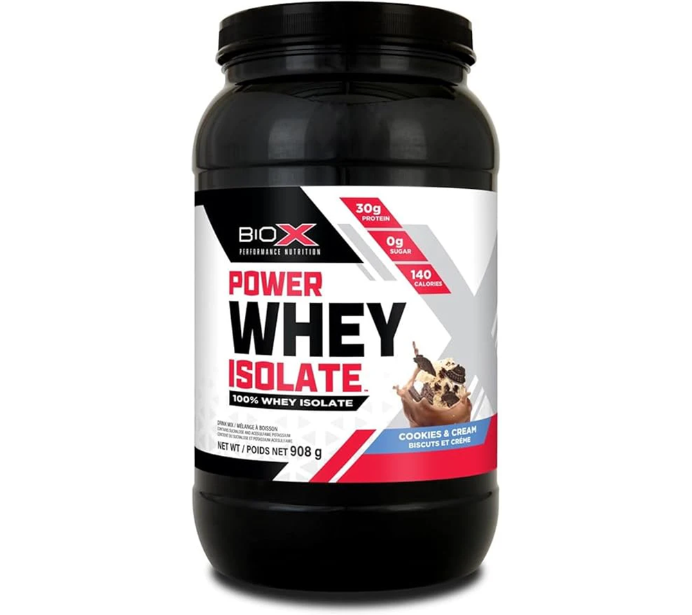 BioX - Power Whey Isolate - 2lbs - 7 saveurs