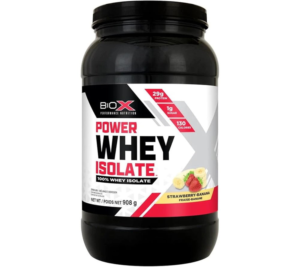 BioX - Power Whey Isolate - 2lbs - 7 saveurs