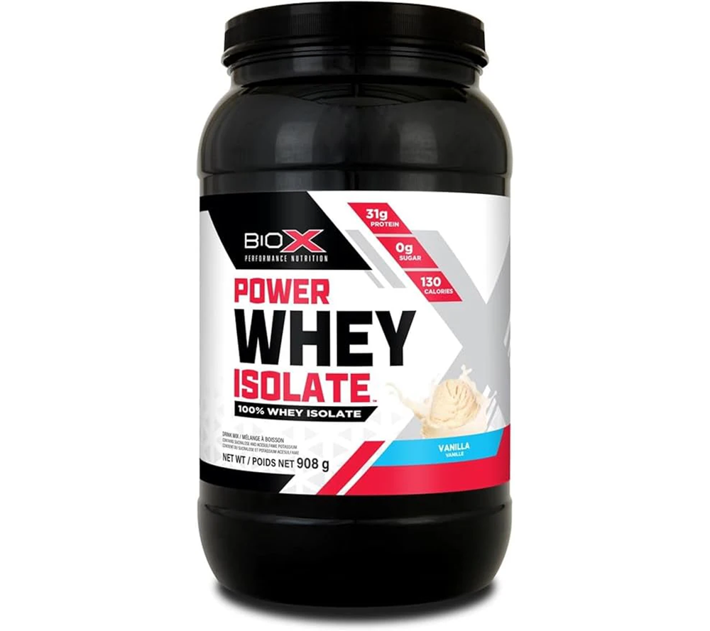 BioX - Power Whey Isolate - 2lbs - 7 saveurs