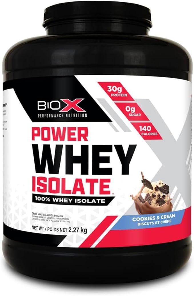 BioX - Power Whey Isolate - 8 saveurs 5lbs