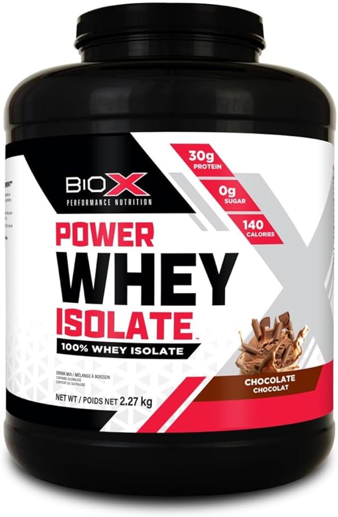 BioX - Power Whey Isolate - 8 saveurs 5lbs