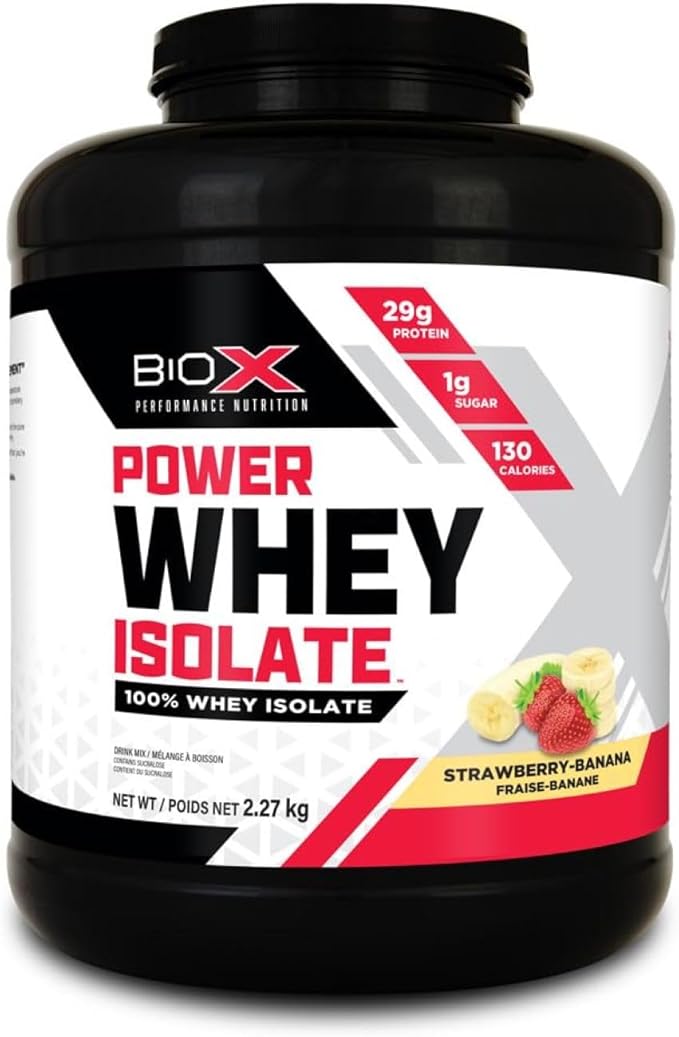 BioX - Power Whey Isolate - 8 saveurs 5lbs