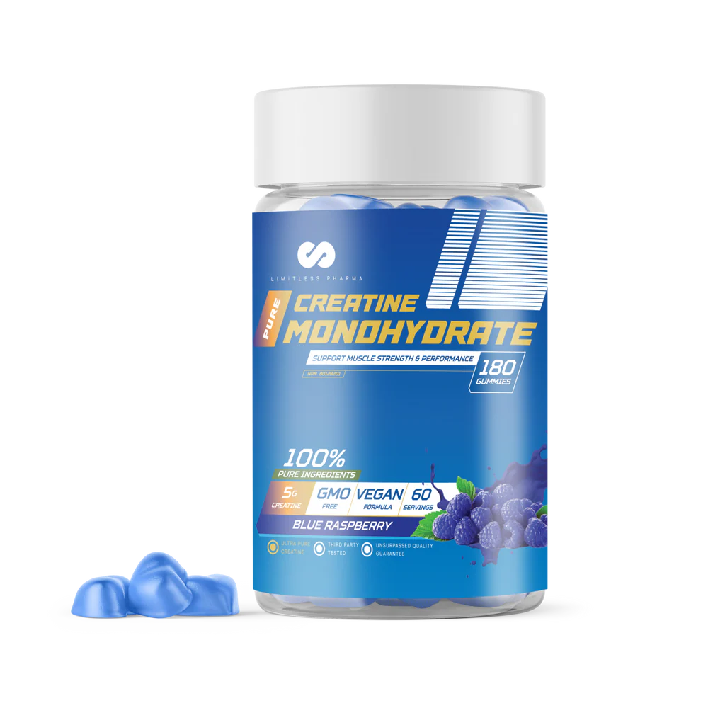 Limitless Pharma - Gummies Creatine-60 Servings