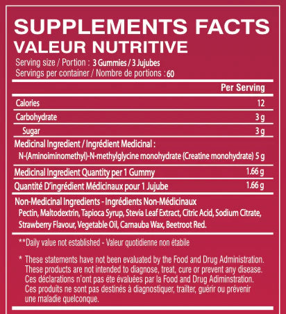 Limitless Pharma - Gummies Creatine-60 Servings
