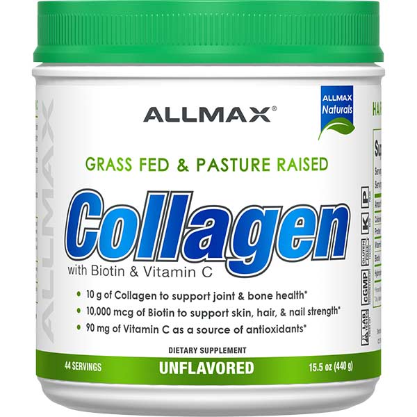 Allmax - Collagen avec Biotin et Vitamine C - 440g
