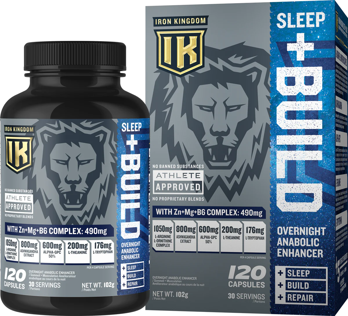Iron Kingdom - Sleep + Build - 120 capsules
