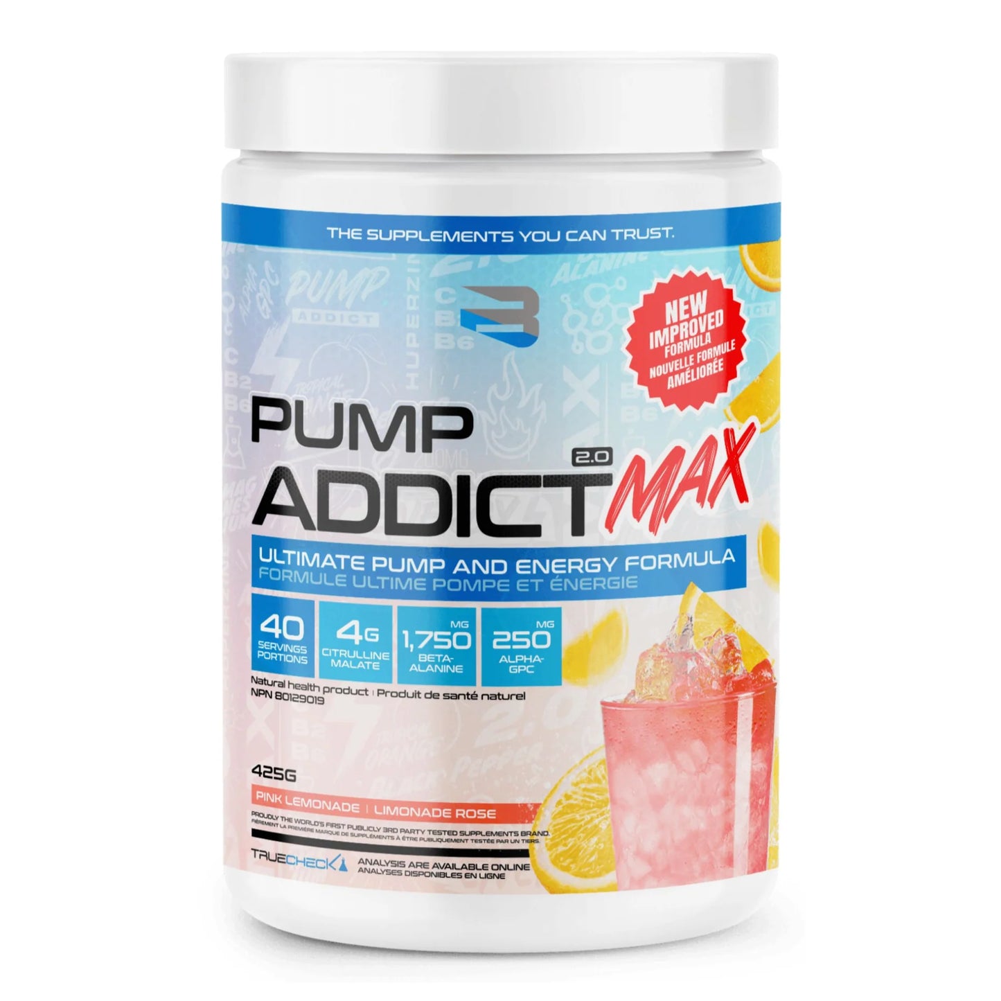 Believe - Pump addict MAX - 425 - 10 saveurs