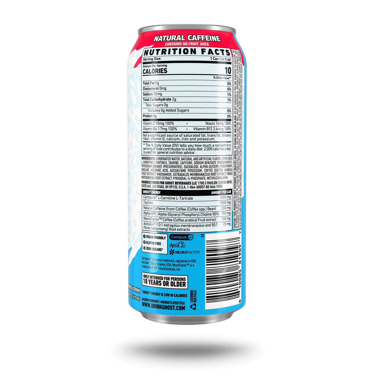 Ghost - Boisson Énergisante RTD