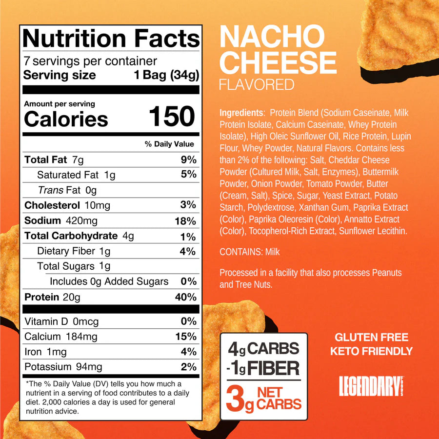 Legendary Foods Popped Protein Chips