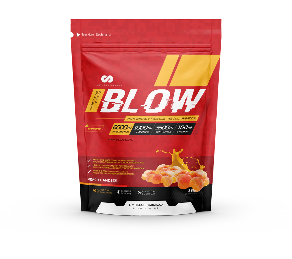Limitless Pharma - Blow Pre-Workout - 385g - 9 saveurs