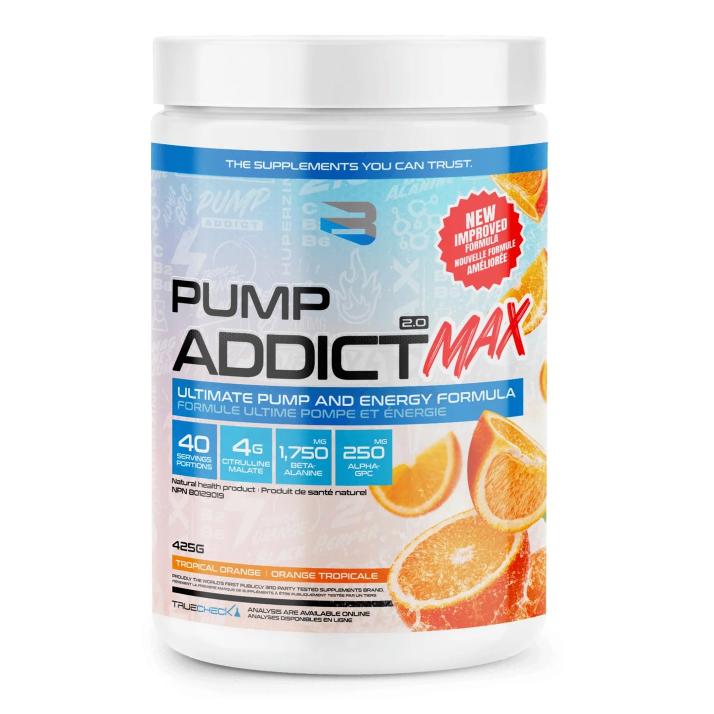 Believe - Pump addict MAX - 425 - 10 saveurs