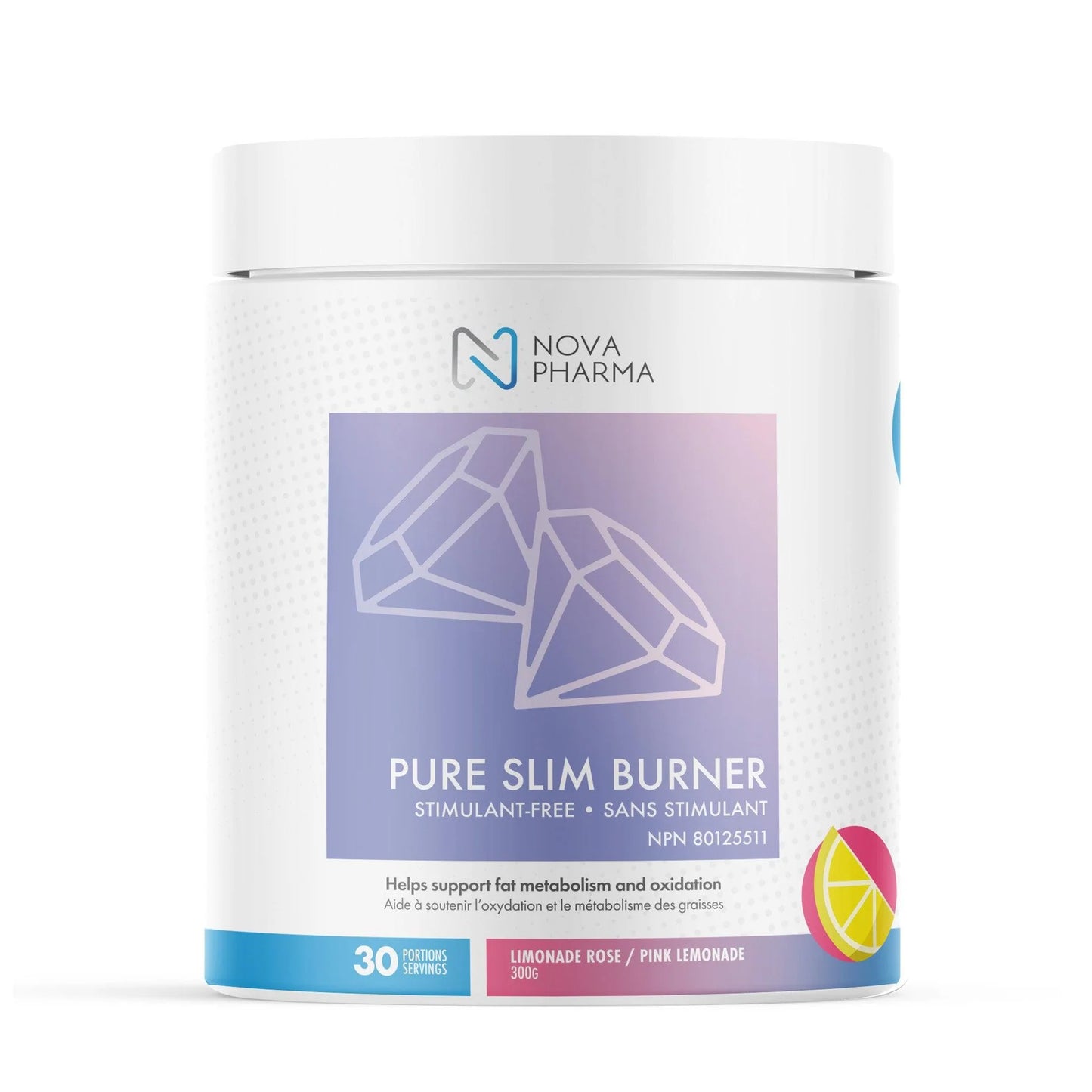NovaPharma - Pure Slim Burner - 300g - 5 saveurs