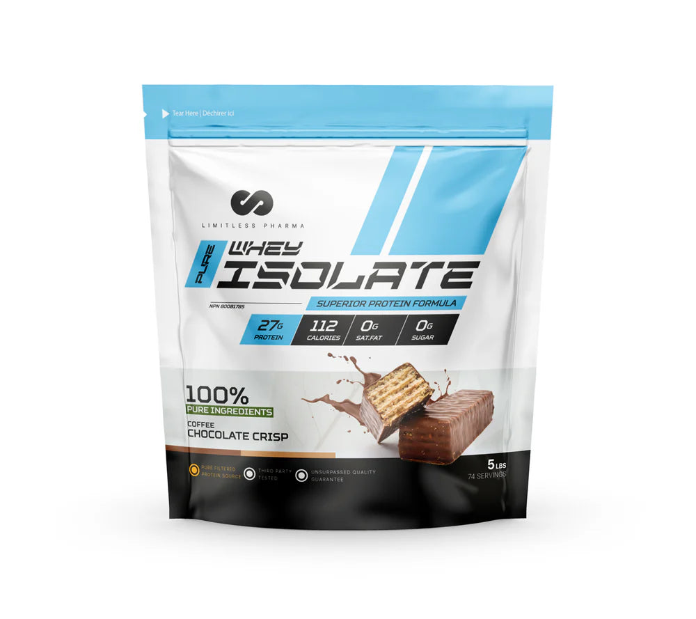 Limitless Pharma - Proteine Isolate - 5lbs - 8 saveurs
