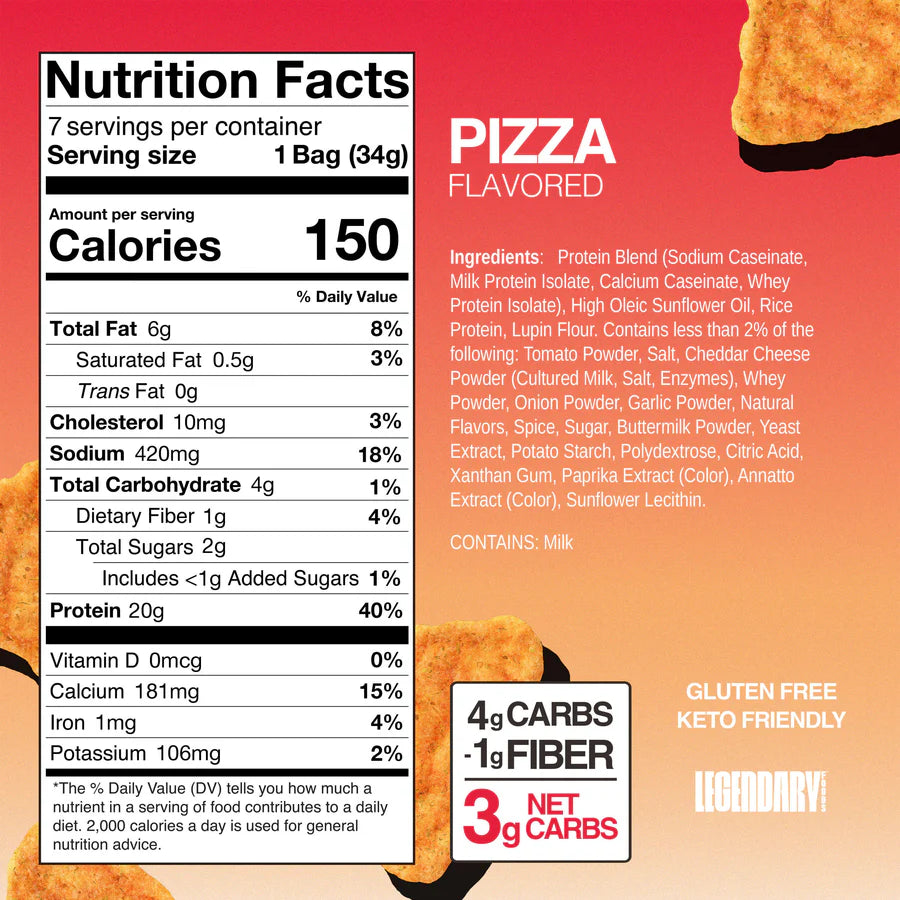Legendary Foods Popped Protein Chips