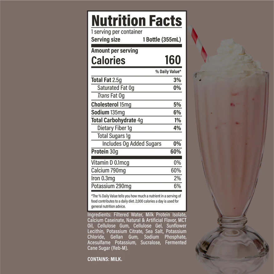 Raw - Protein Shake RTD - 355ml