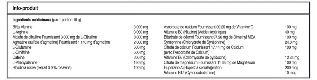 Xpn - Pump complex - 570g - 3 saveurs