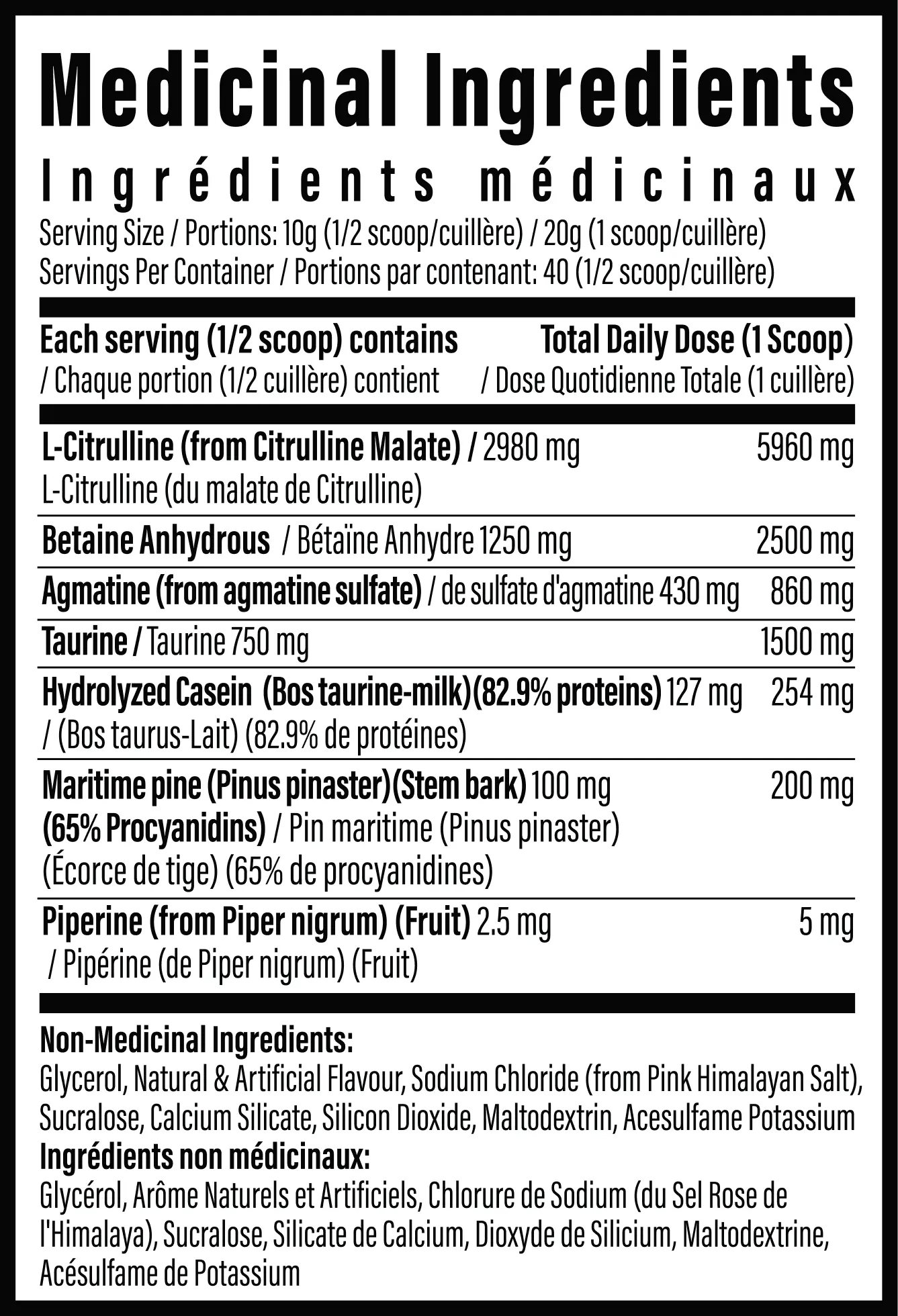 TC Nutrition - Batch 27 - SF Pump