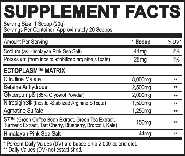Black magic - Ectoplasm - 400g -5 saveurs