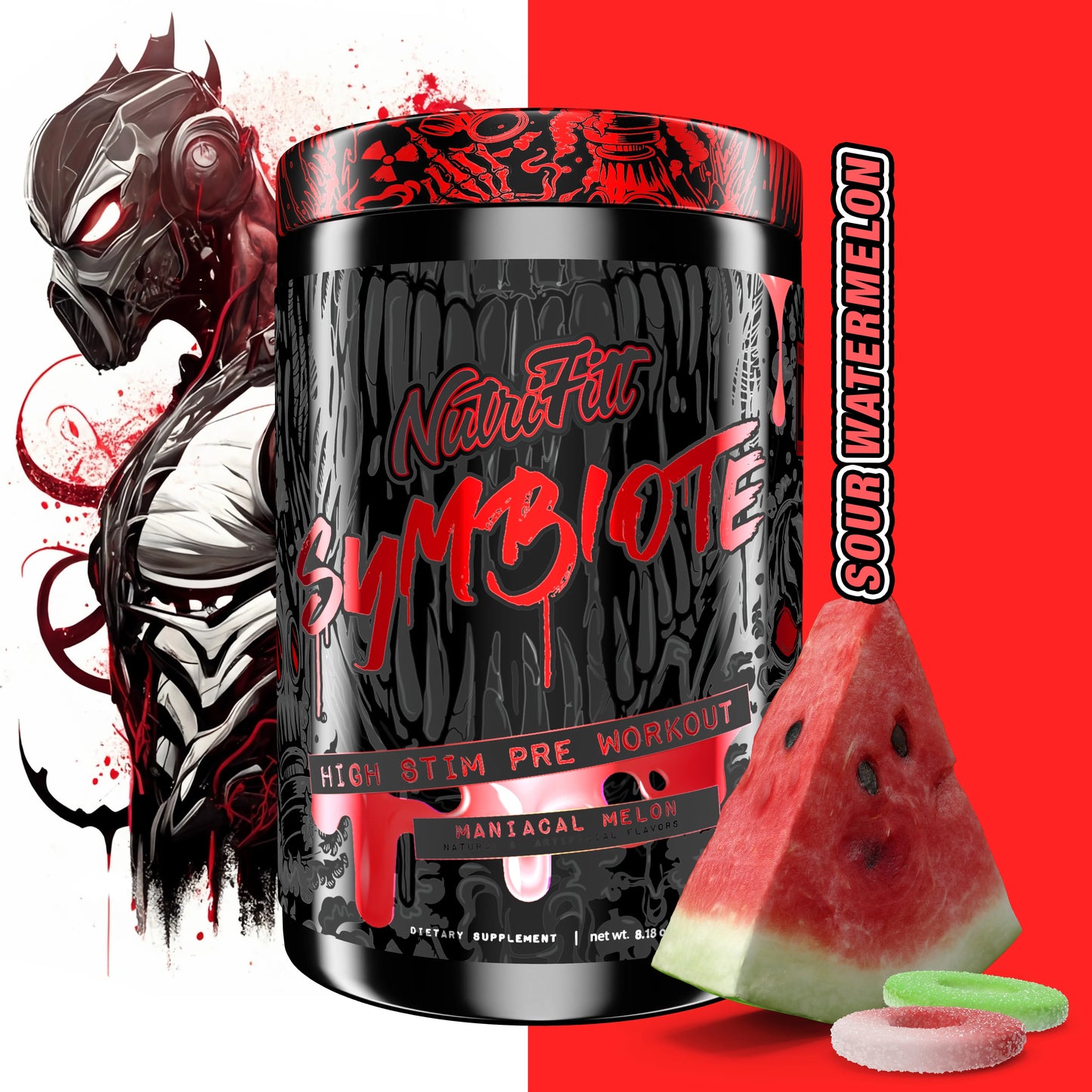 NutriFitt - Symbiote High Stim Pre Workout - 380g
