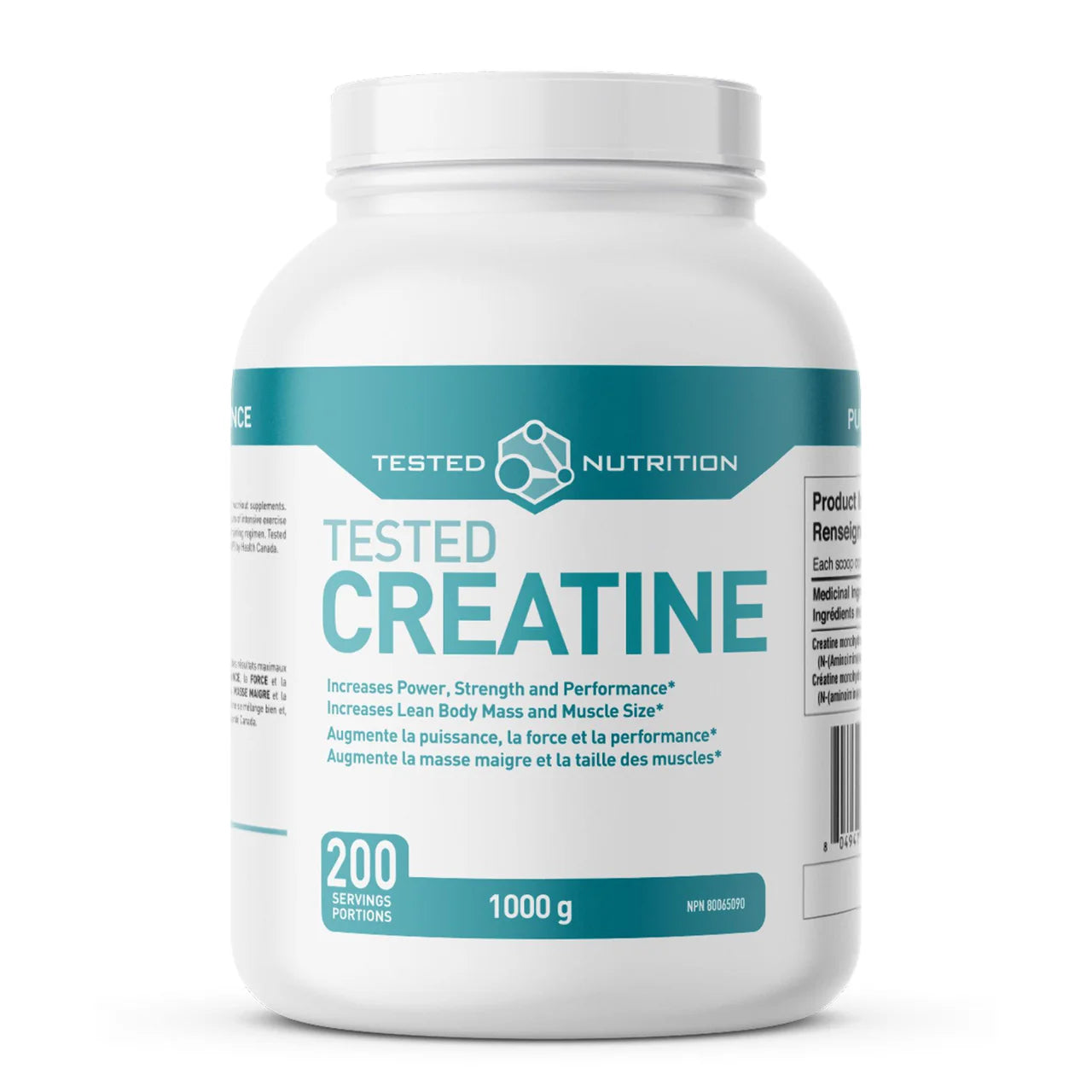 Tested Nutrition Créatine, 1000g