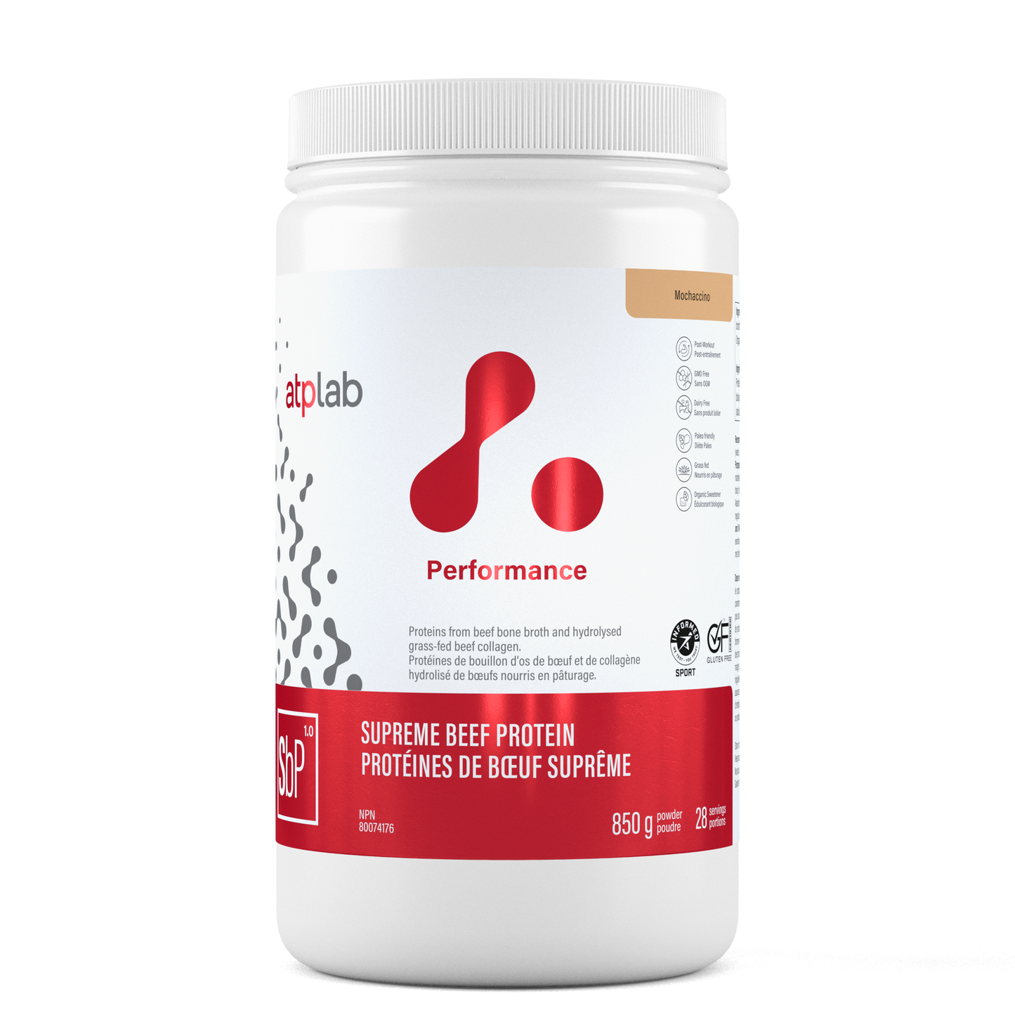 ATP Lab - Protéine de Bœuf Suprême - 850g - 2 saveurs