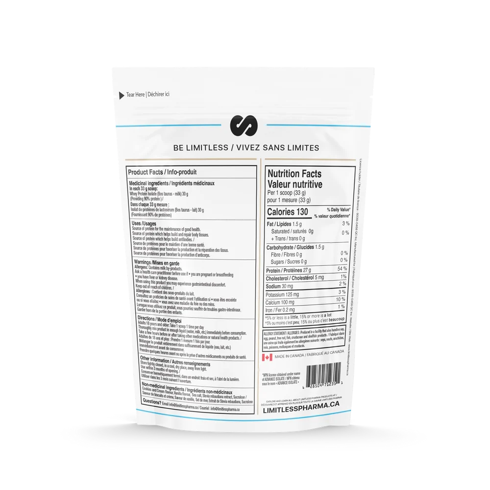 Limitless Pharma - Protein isolate - 2lbs