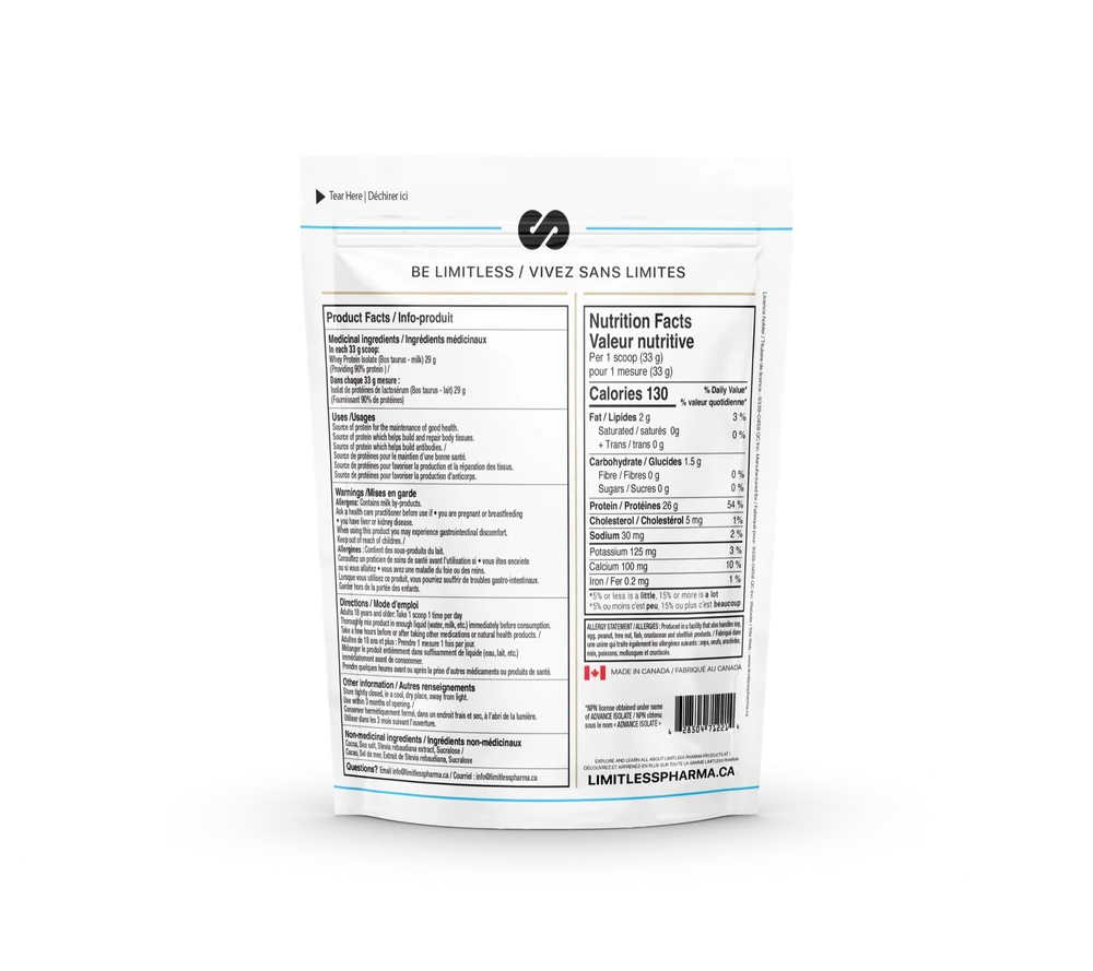 Limitless Pharma - Proteine Isolate - 5lbs
