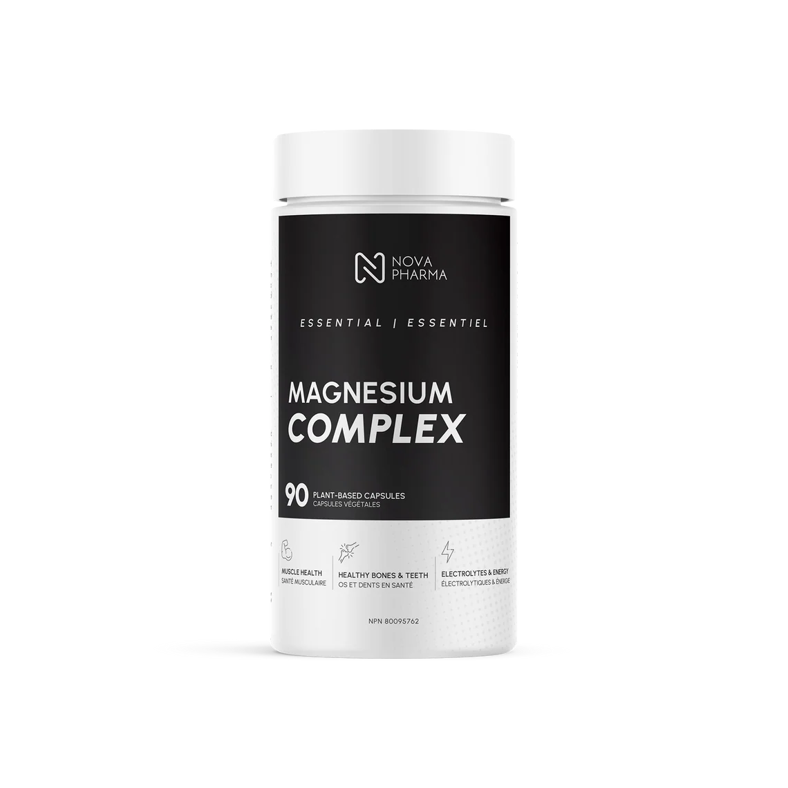 NovaPharma - M-G Pro Complexe de Magnésium - 90 capsules