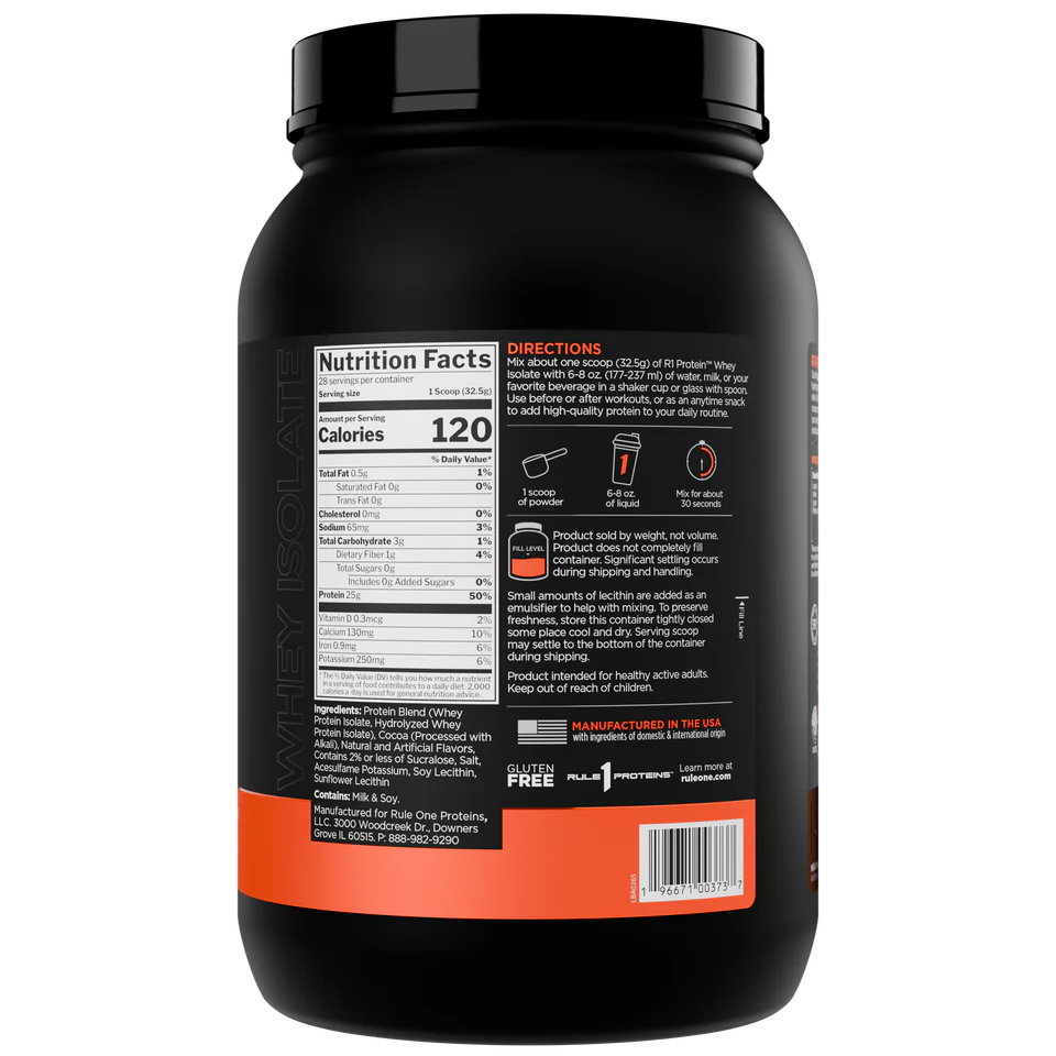 R1 - R1 Protein Whey Isolate 2 lbs