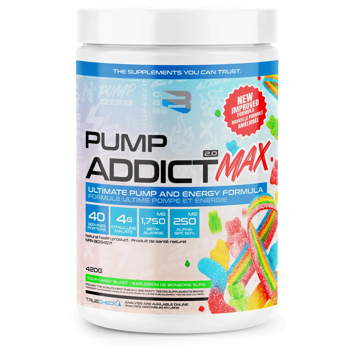 Believe - Pump addict MAX - 425 - 10 saveurs