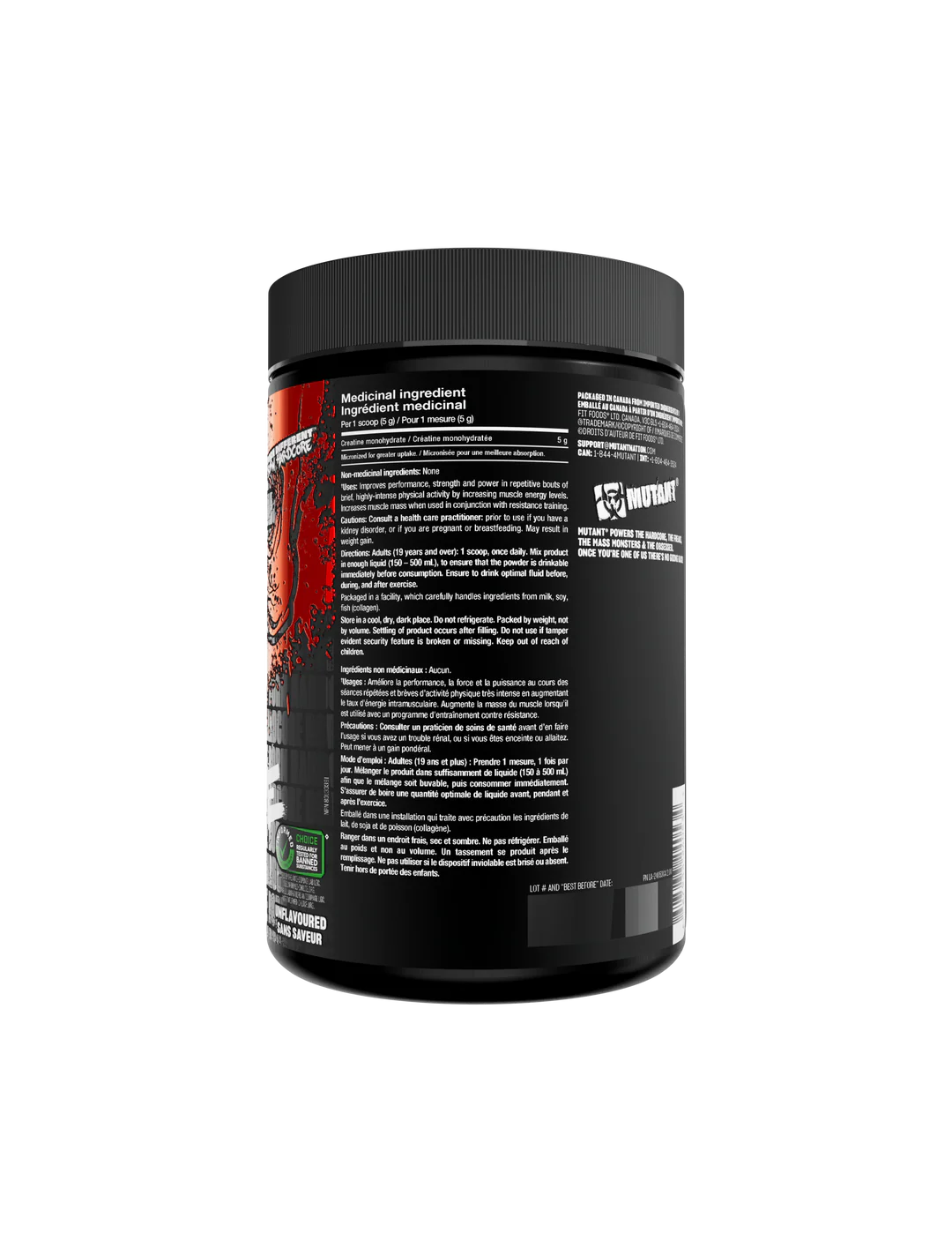 Mutant - Créatine Monohydrate - 60 Portions 300g