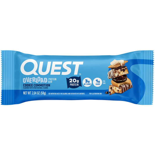 Quest - Overload Barre de protéine 60g