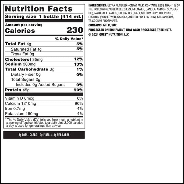 Quest - Protein Milkshake RTD