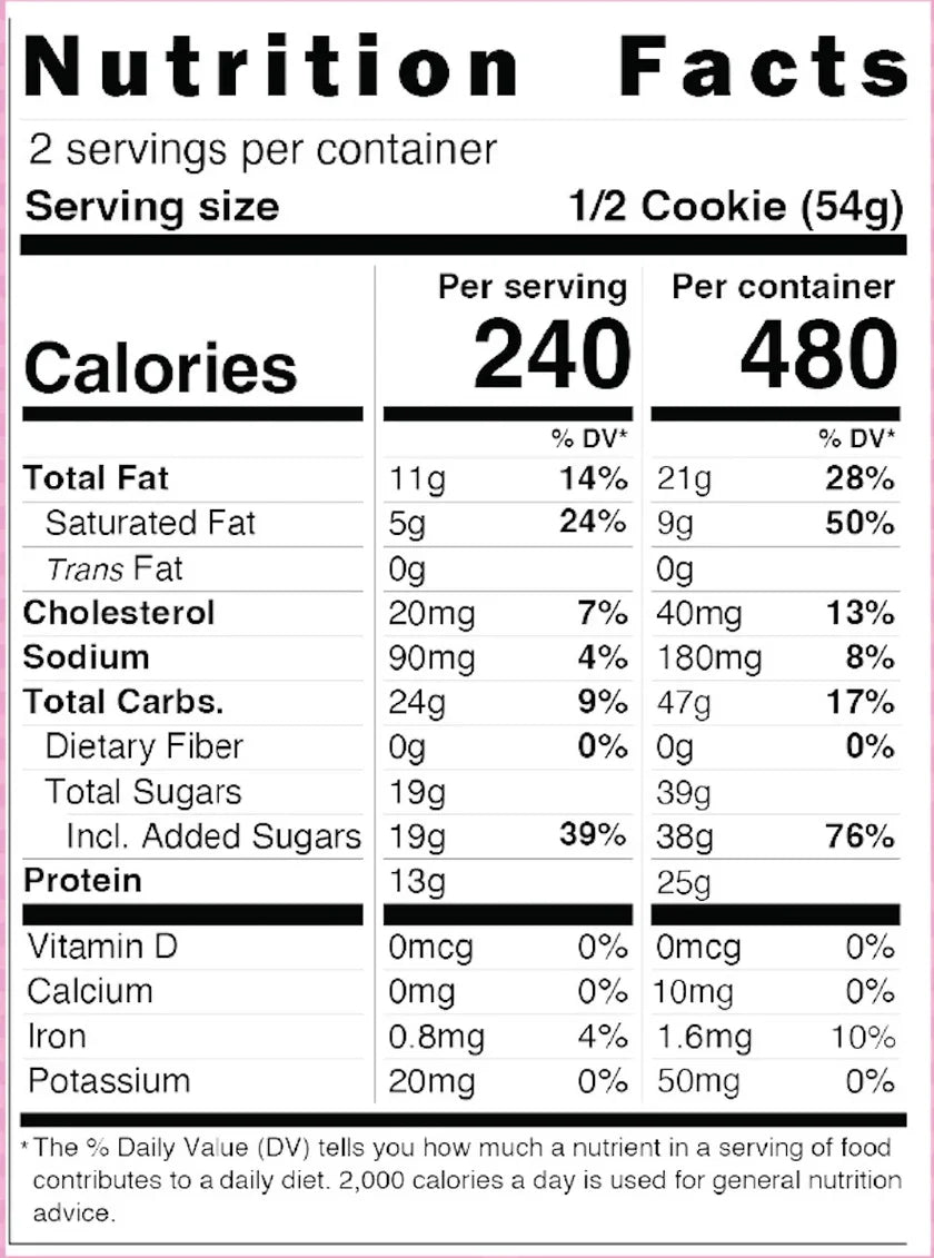 My Cookie Dealer-Biscuits Protéinés 63 g