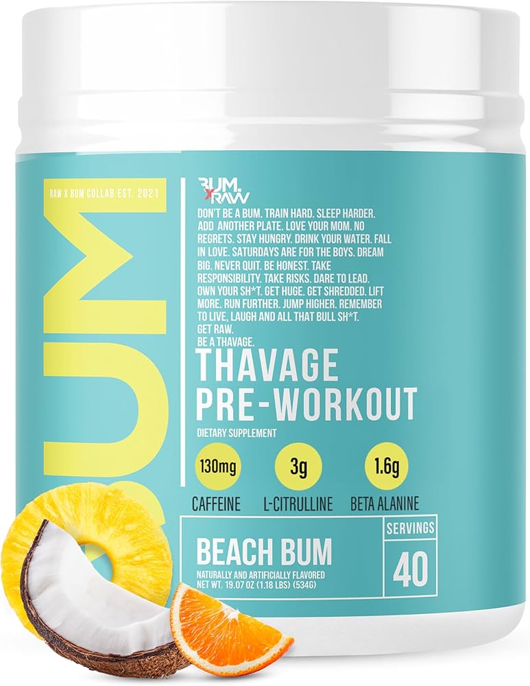 Raw - BUM Thavage Pre-Workout - 518G