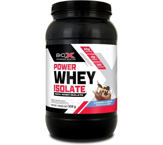 BioX - Power Whey Isolate - 2lbs - 7 saveurs