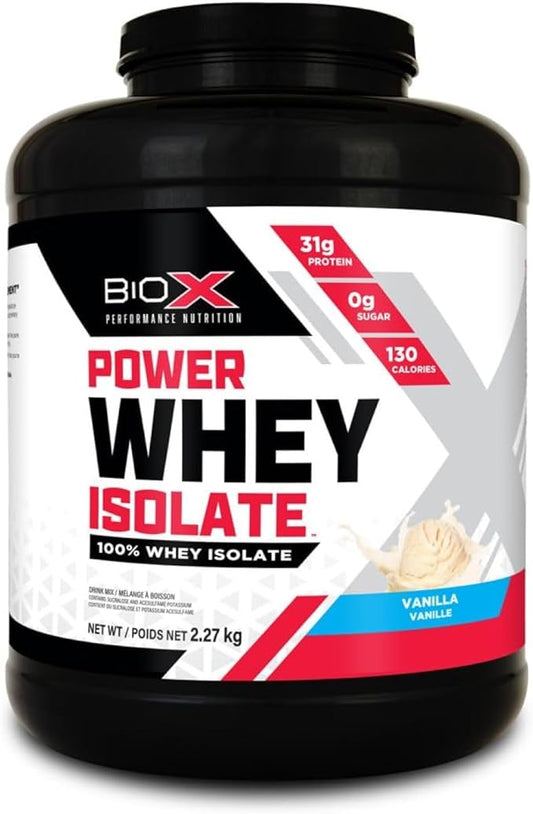 BioX - Power Whey Isolate - 8 saveurs 5lbs