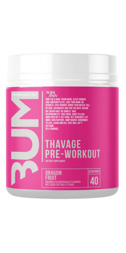 Raw - BUM Thavage Pre-Workout - 518G