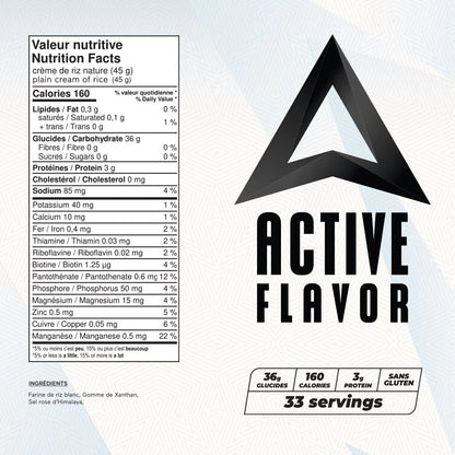 Active Flavor - Creme de riz - 1.5kg - 6 saveurs