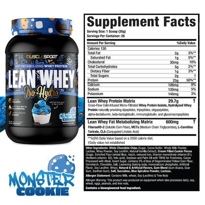 Muscle Sport - LEAN WHEY ISO-HYDRO