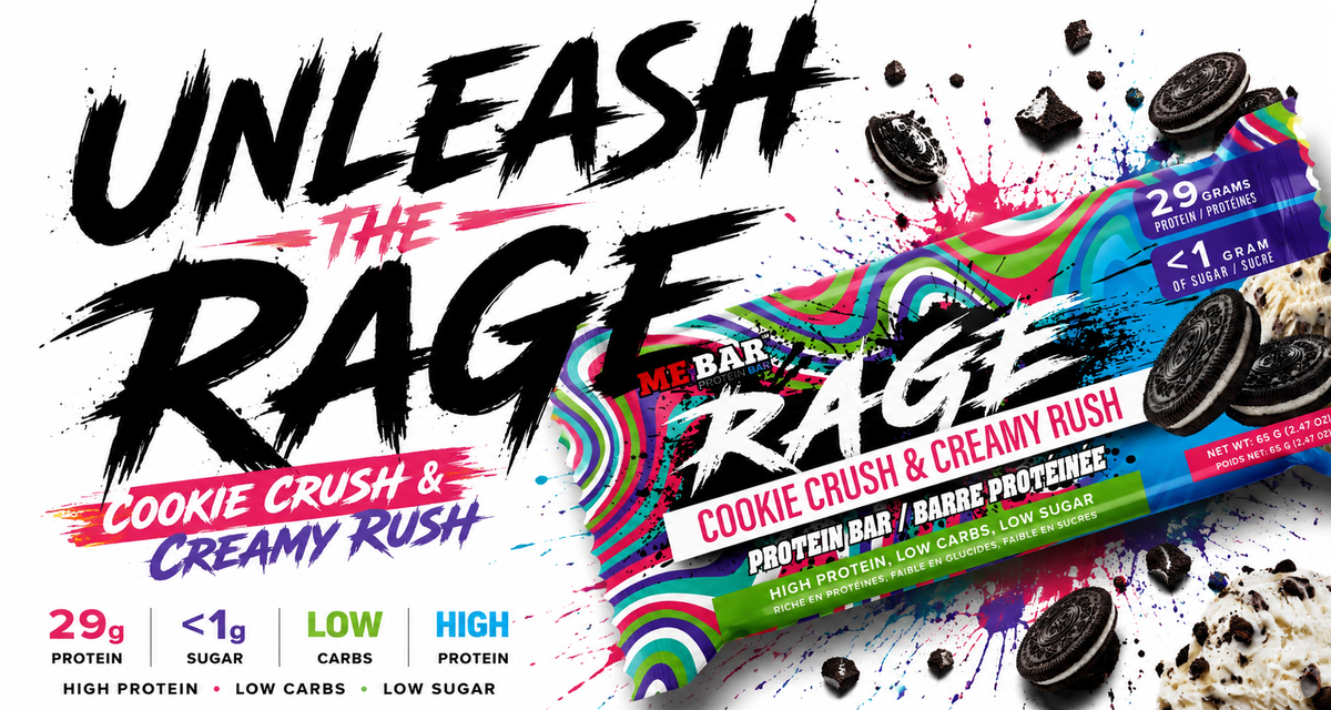 ME Bar Rage Cookie Crush & Creamy Rush