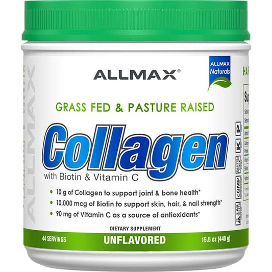 Allmax - Collagen avec Biotin et Vitamine C - 440g
