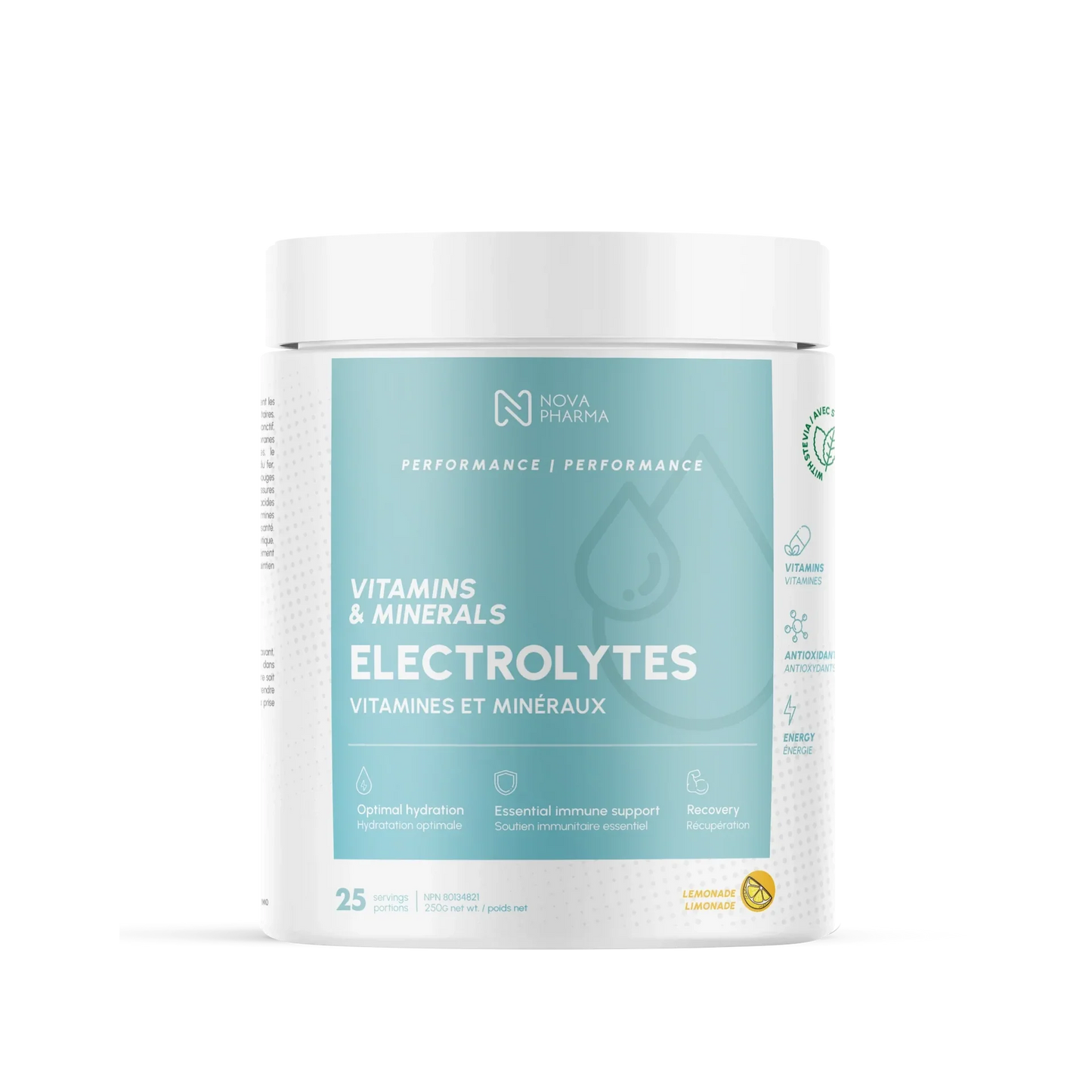 NovaPharma - Électrolytes 25 portions