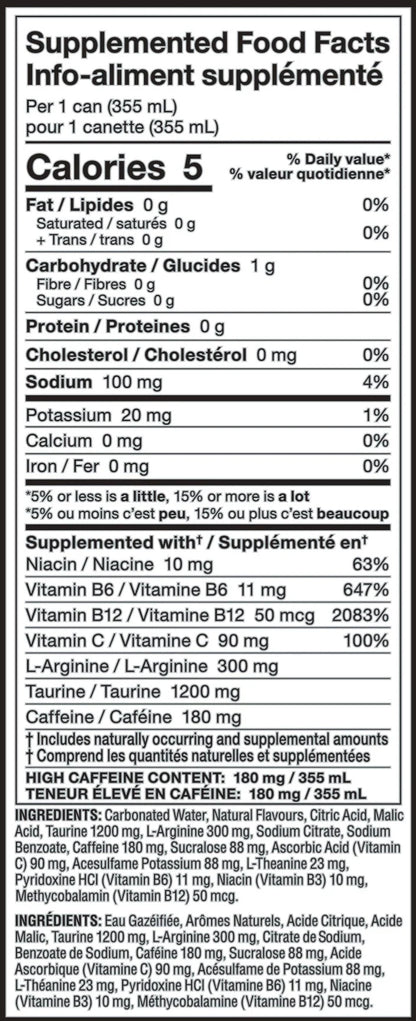 Bucked Up - Boisson Énergisante