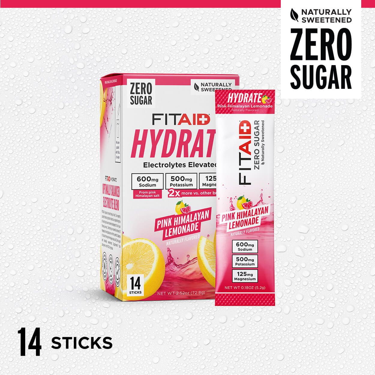 FitAid - Hydrate Electrolytes - 14 serving