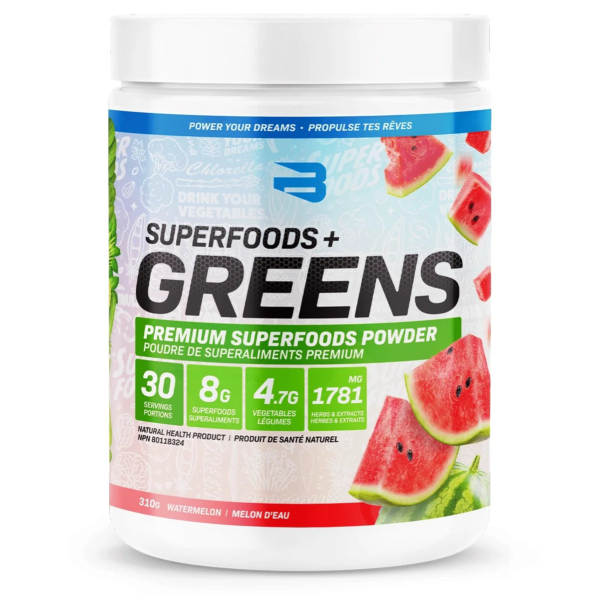 Believe - Superfoods + Greens  - 30 portions